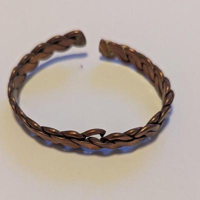 3 Copper Bracelets 1 - Marked Copper Bell #5