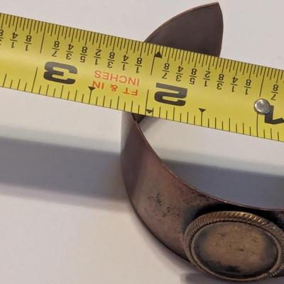 3 Copper Bracelets 1 - Marked Copper Bell #5