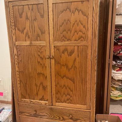 Wood credenza only