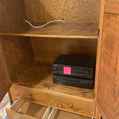 Wood credenza only