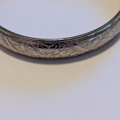 Vintage Set of 3 Gold Filled Bangle Bracelets #4