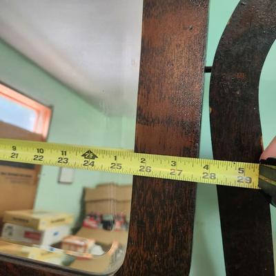 Antique Dresser w Beveled Vanity Mirror