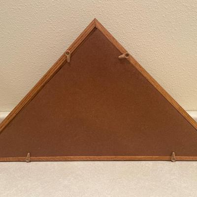Folded flag display