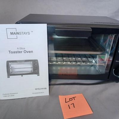 Sale Photo Thumbnail #95: Mainstay 4 slice Toaster Oven