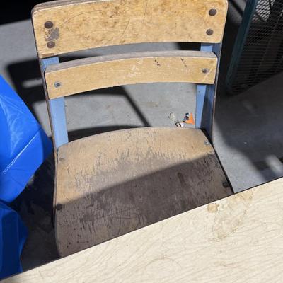 Vintage student desk
