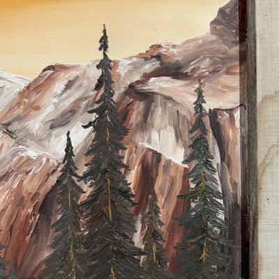 Large Oil Painting (needs new frame)