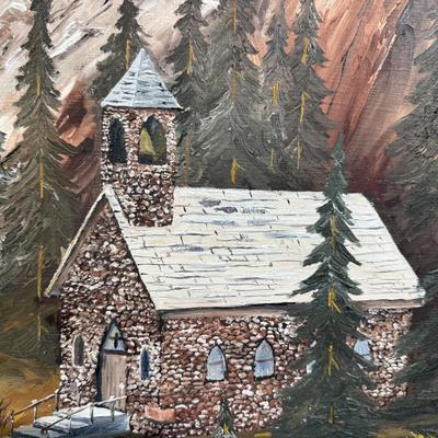 Large Oil Painting (needs new frame)