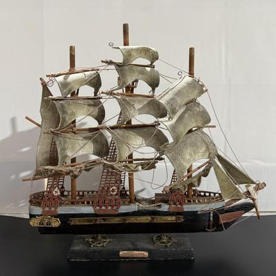 MCM Brutalist Nautical Sailboat & Flattie Sailboat