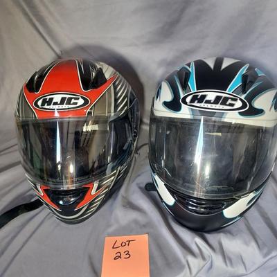 Sale Photo Thumbnail #134: 2 HJC Helmets. XS sizes. They are used in good condition