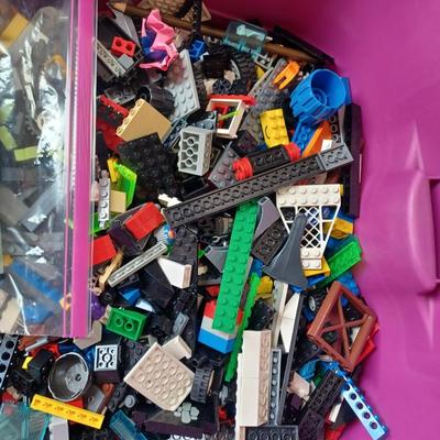 Sale Photo Thumbnail #197: Bin of Legos