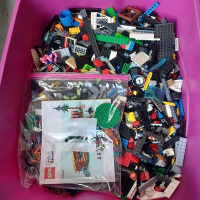 Sale Photo Thumbnail #200: Bin of Legos