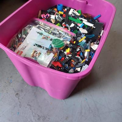 Sale Photo Thumbnail #199: Bin of Legos
