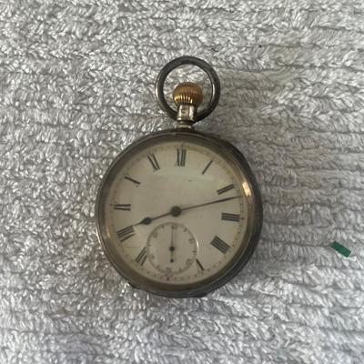 Antique Pocket Watch - Roman Numeral Dial