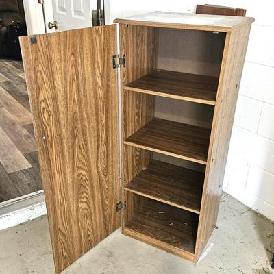 Wood Storage Cabinet