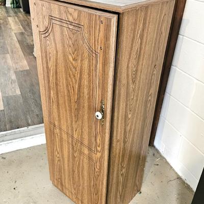 Wood Storage Cabinet