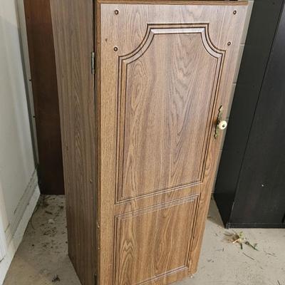 Wood Storage Cabinet