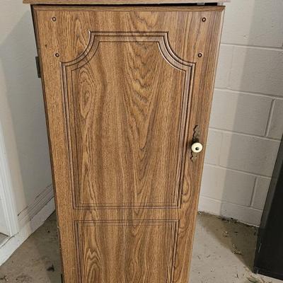 Wood Storage Cabinet