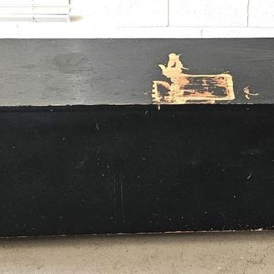 Black Storage Trunk