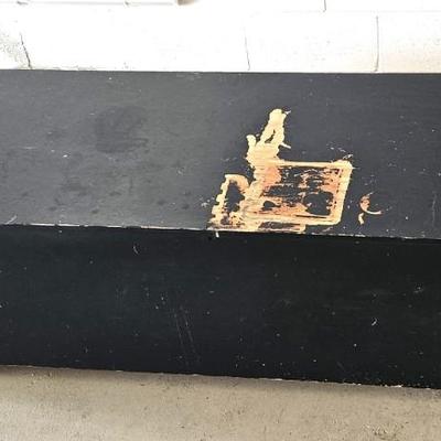 Black Storage Trunk