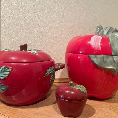 Ceramic apple decor