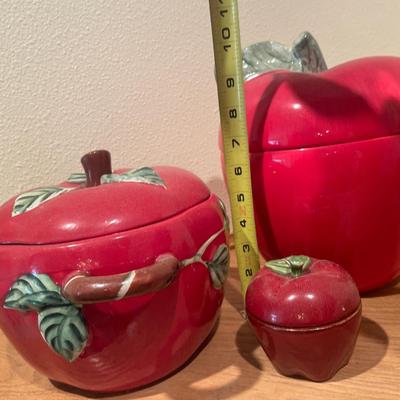 Ceramic apple decor