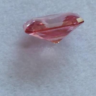 Pink lab grown diamond .5ct