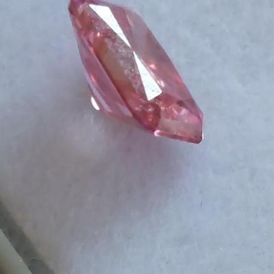 Pink lab grown diamond .5ct