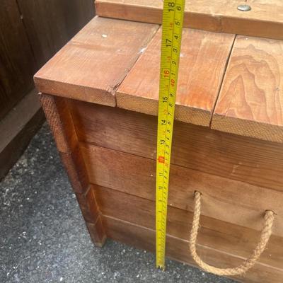 Wooden Toy Chest