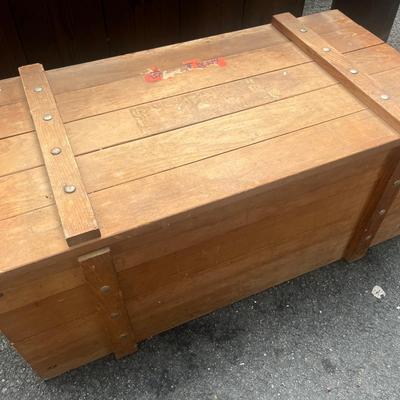 Wooden Toy Chest
