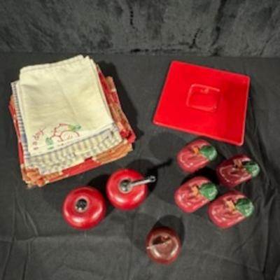 APPLE THEME KITCHEN ITEMS