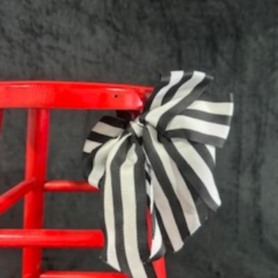 PAINTED ROOSTER STOOL