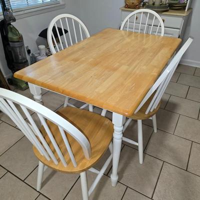 Table and chairs