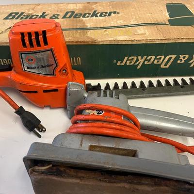 Black & Decker Drill & Hedge Trimmer / Sander