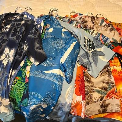 Men’s Tropical Floral shirts. Sizes M & L