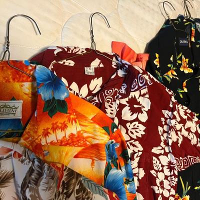 Men’s Tropical Floral shirts. Sizes M & L