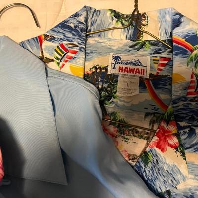 Men’s Tropical Floral shirts. Sizes M & L