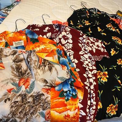 Men’s Tropical Floral shirts. Sizes M & L