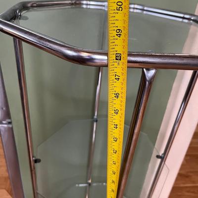 Large MCM Octagon Glass Display