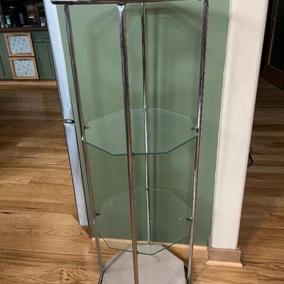 Large MCM Octagon Glass Display