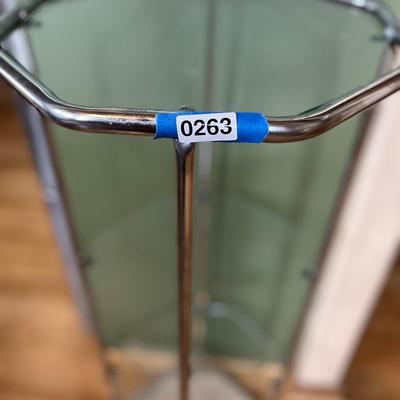 Large MCM Octagon Glass Display