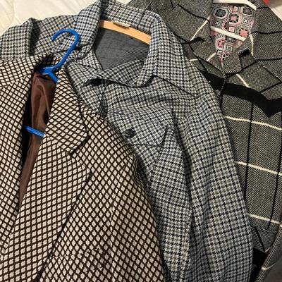 Vintage Plaids & Solids Men’s Spirts coats