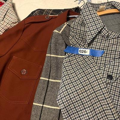 Vintage Plaids & Solids Men’s Spirts coats