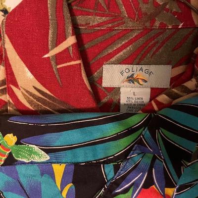 Men’s Floral Pattern Shirts sizes M & L