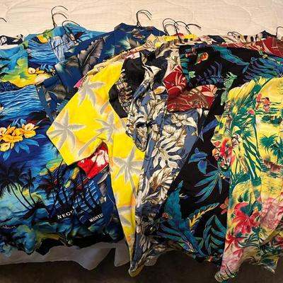 Men’s Floral Pattern Shirts sizes M & L