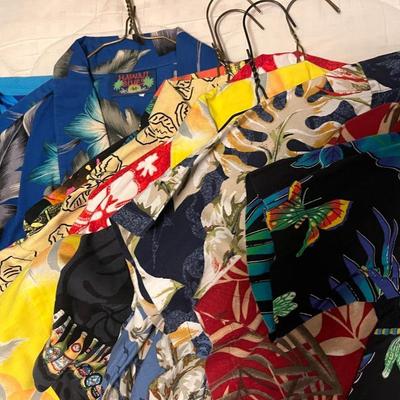 Men’s Floral Pattern Shirts sizes M & L