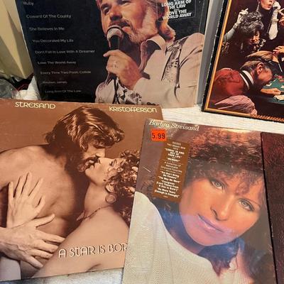 Kenny Rogers LP’s/Records & others