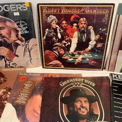 Kenny Rogers LP’s/Records & others