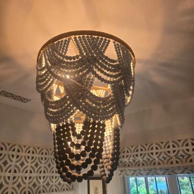 Sale Photo Thumbnail #37: RA beaded chandelier 