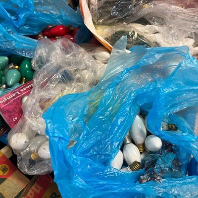 Vintage Christmas Lights & Decorations Lot