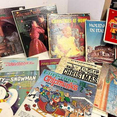Huge Lot of Christmas Records